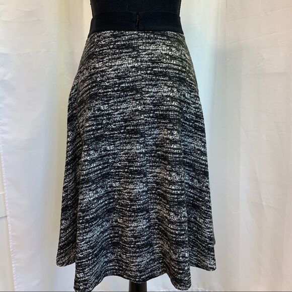 BANANA Republic NWOT black white circle skater skirt size 2 - Picture 5 of 12